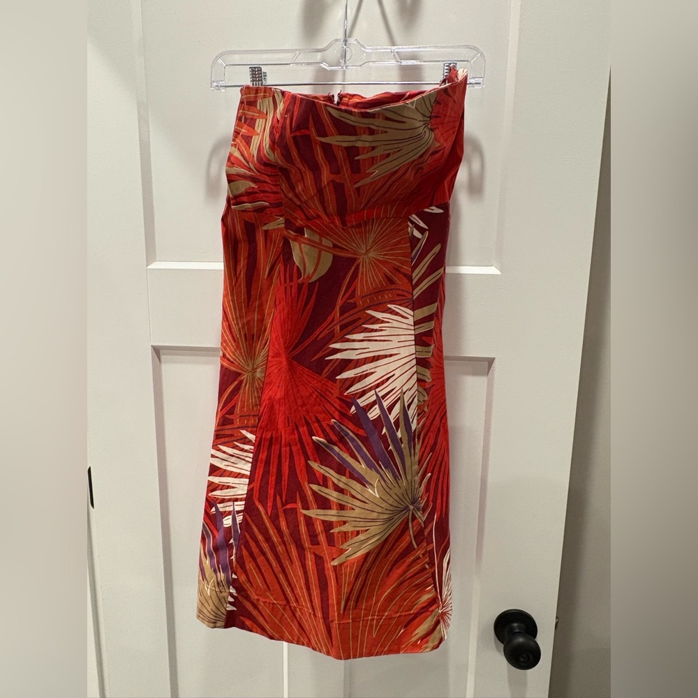 GAP Red and Purple Tropical dress
